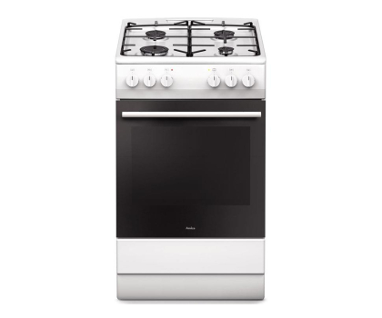 Kuchenka gazowo-elektryczna AMICA 57GEH2.33ZpPF(W) Termoobieg, Czyszczenie Parowe, EasyClean, Szybkie Nagrzewanie, 50cm